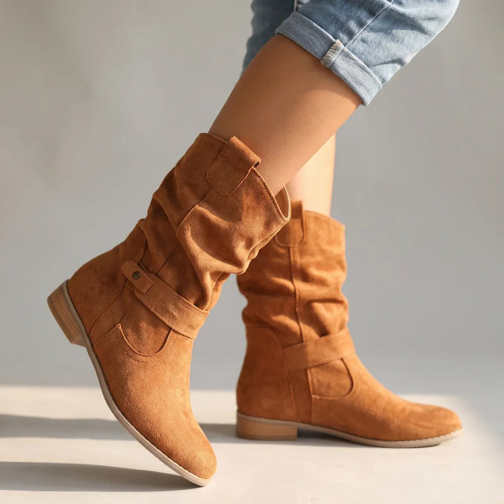 Bottes fauve femme