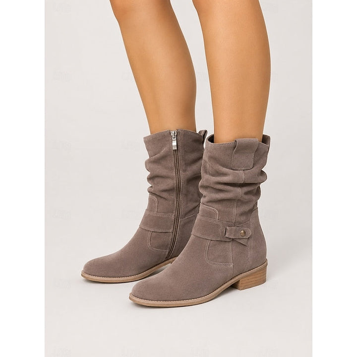 Tessa | Bottines Slouch à Boucles
