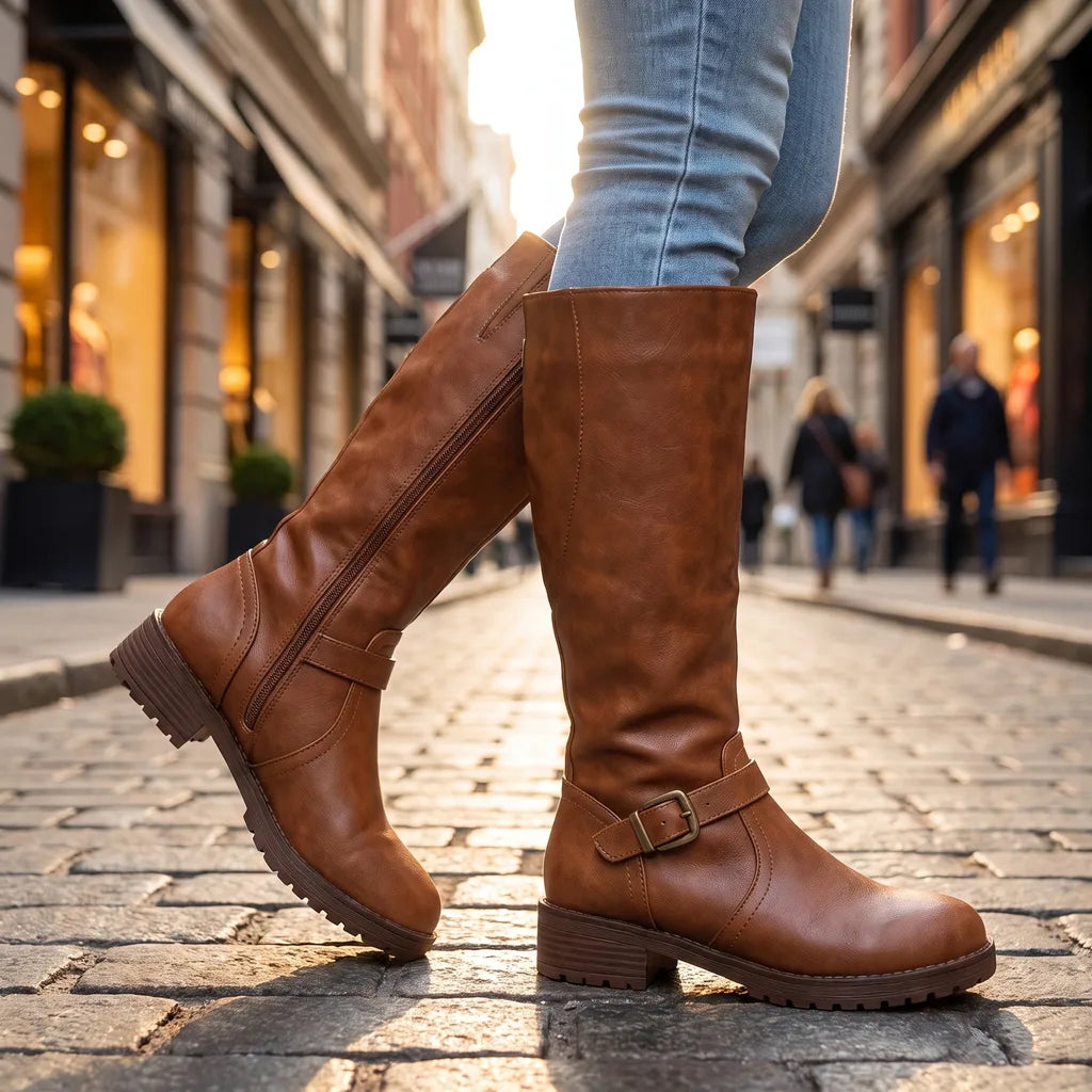 Bottes jaune femme