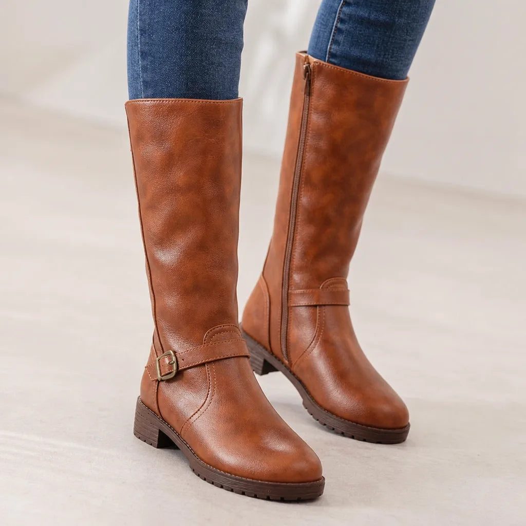 Bottes jaune femme