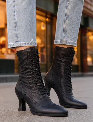 Bottines noir femme