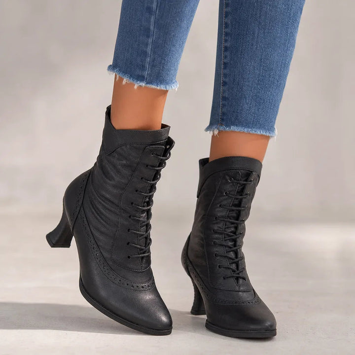 Bottines noir femme